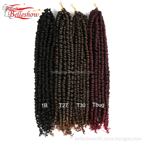 Wholesale Long Ombre Twist Crochet Loop pre twisted passion twist